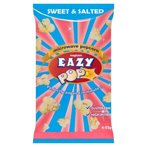 EAZY MICROWAVE POPCORN SWEET &SALTY 16X85G