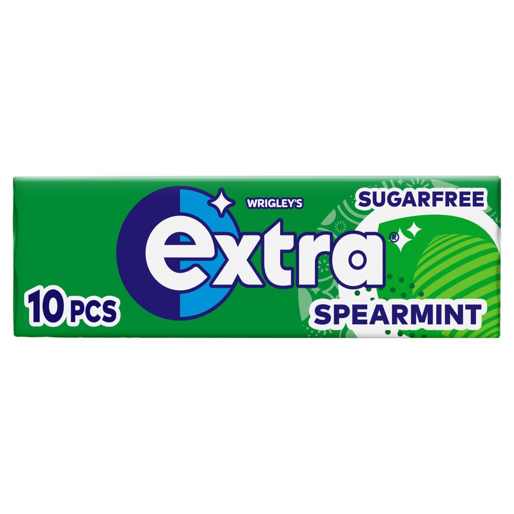 EXTRA GUM SINGLE SF SPEARMINT 30X10PCS