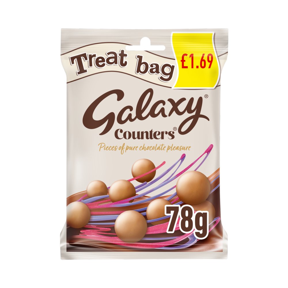 GALAXY BAG TREAT COUNTERS 20X78G £1.69