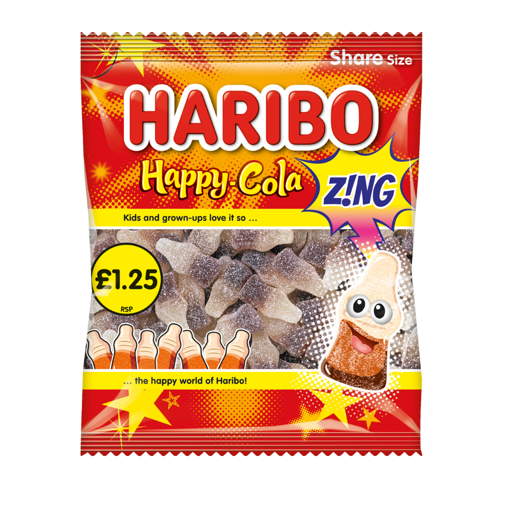 HARIBO HAPPY COLA 12X140G £1.25