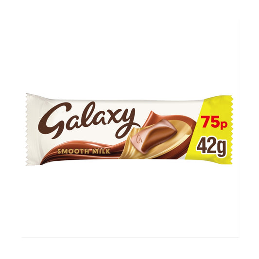 GALAXY STD BAR SMOOTH MILK 24×42G £0.75