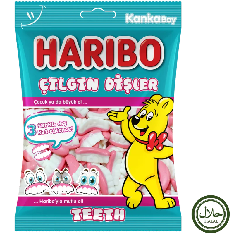 HARIBO HALAL TEETH 24X80G