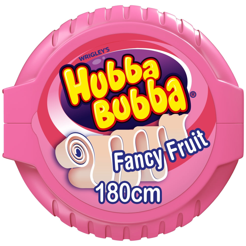 HUBBA BUBBA SINGLES BUBBLE TAPE FANCY FRUIT  TAPE 12X56G