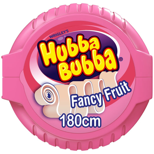 HUBBA BUBBA SINGLES BUBBLE TAPE FANCY FRUIT  TAPE 12X56G