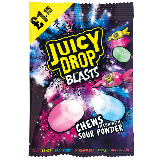 JUICY DROP BLASTS 12X120G £1.15
