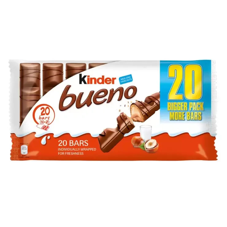KINDER BUENO WHITE T10 × 43G